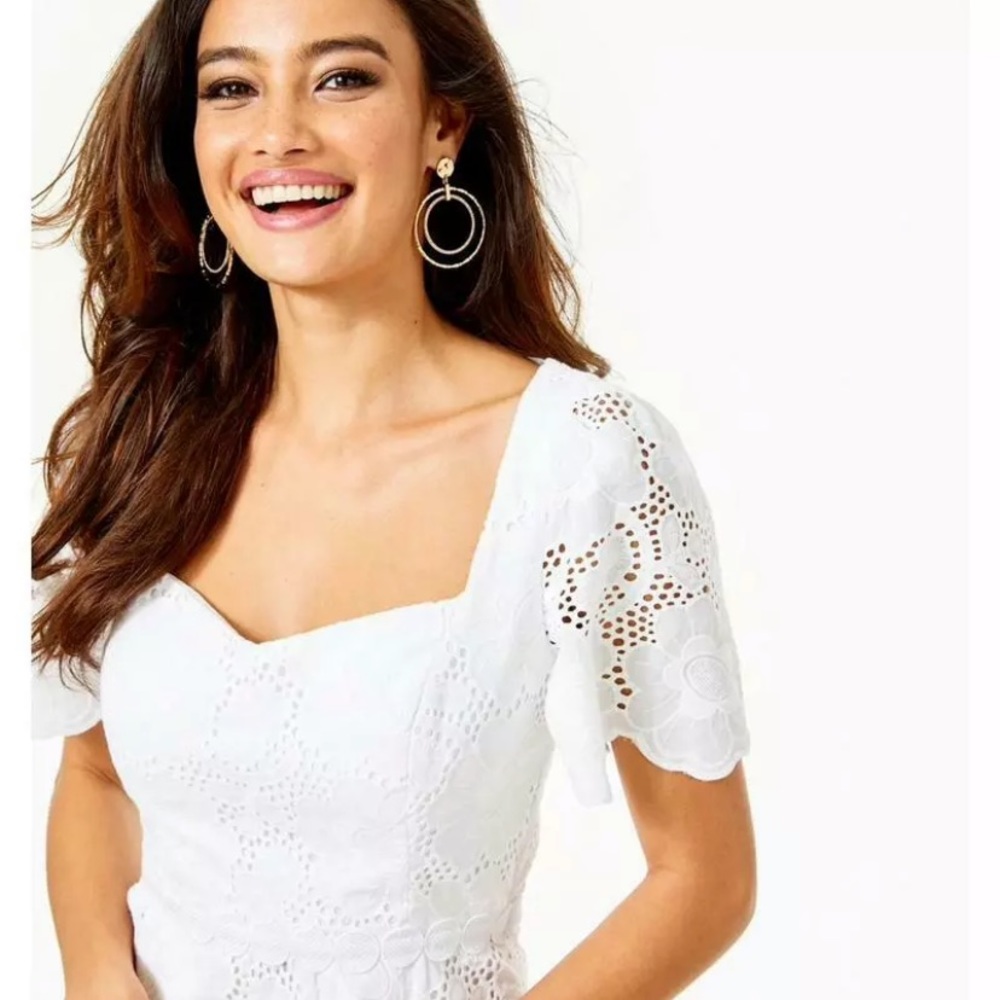 Lilly Pulitzer Bonni Dress Eyelet size 14 NWT $248
